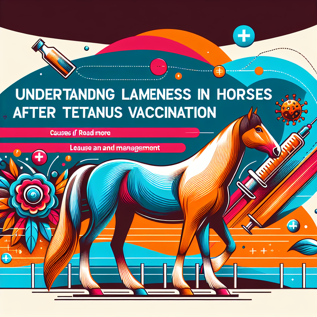 Understanding Lameness in Horses After Tetanus Vaccination: Causes and Management- just horse riders