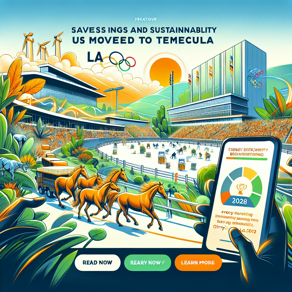 Savings and Sustainability: LA2028 Moves Equestrian Events to Temecula for a Greener and Smarter Olympic Games- just horse riders