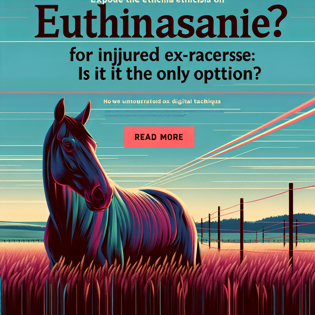 Exploring the Ethics of Euthanasia for Injured Ex-Racehorses: Is It the Only Option?- just horse riders