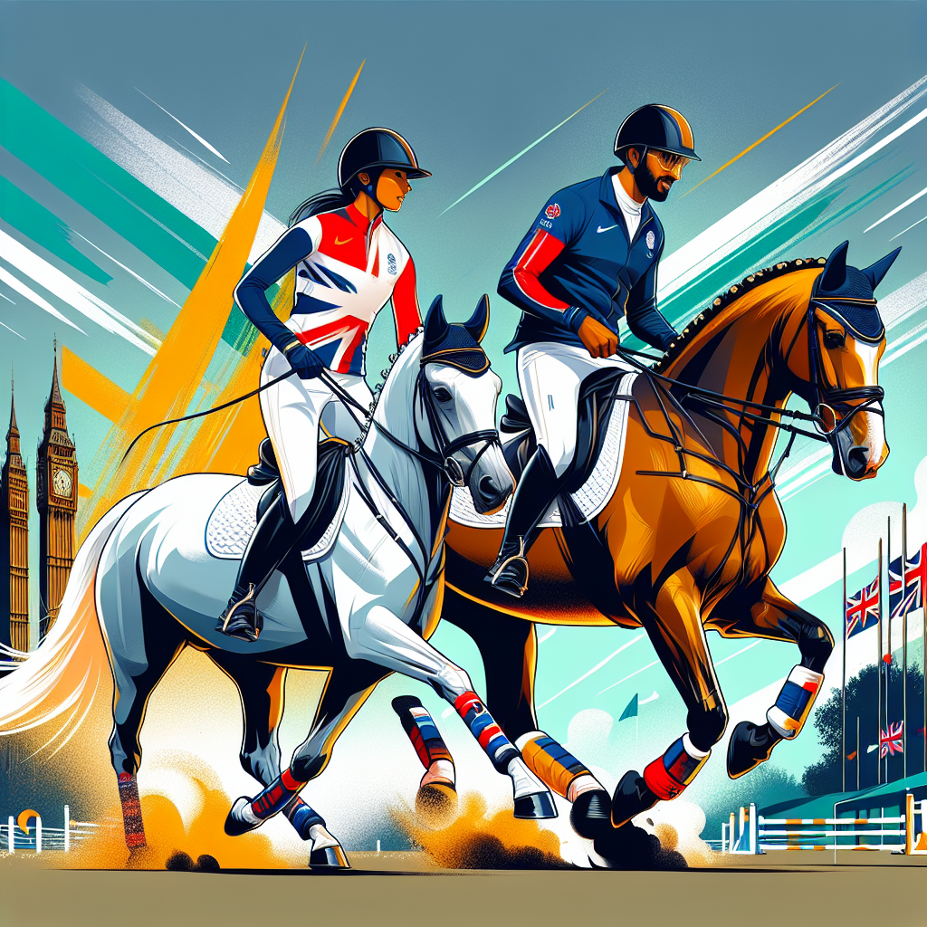 Behind the Scenes of the Luhmühlen Horse Trials: British Equestrians Eyeing Paris 2024 Olympics Spot- just horse riders
