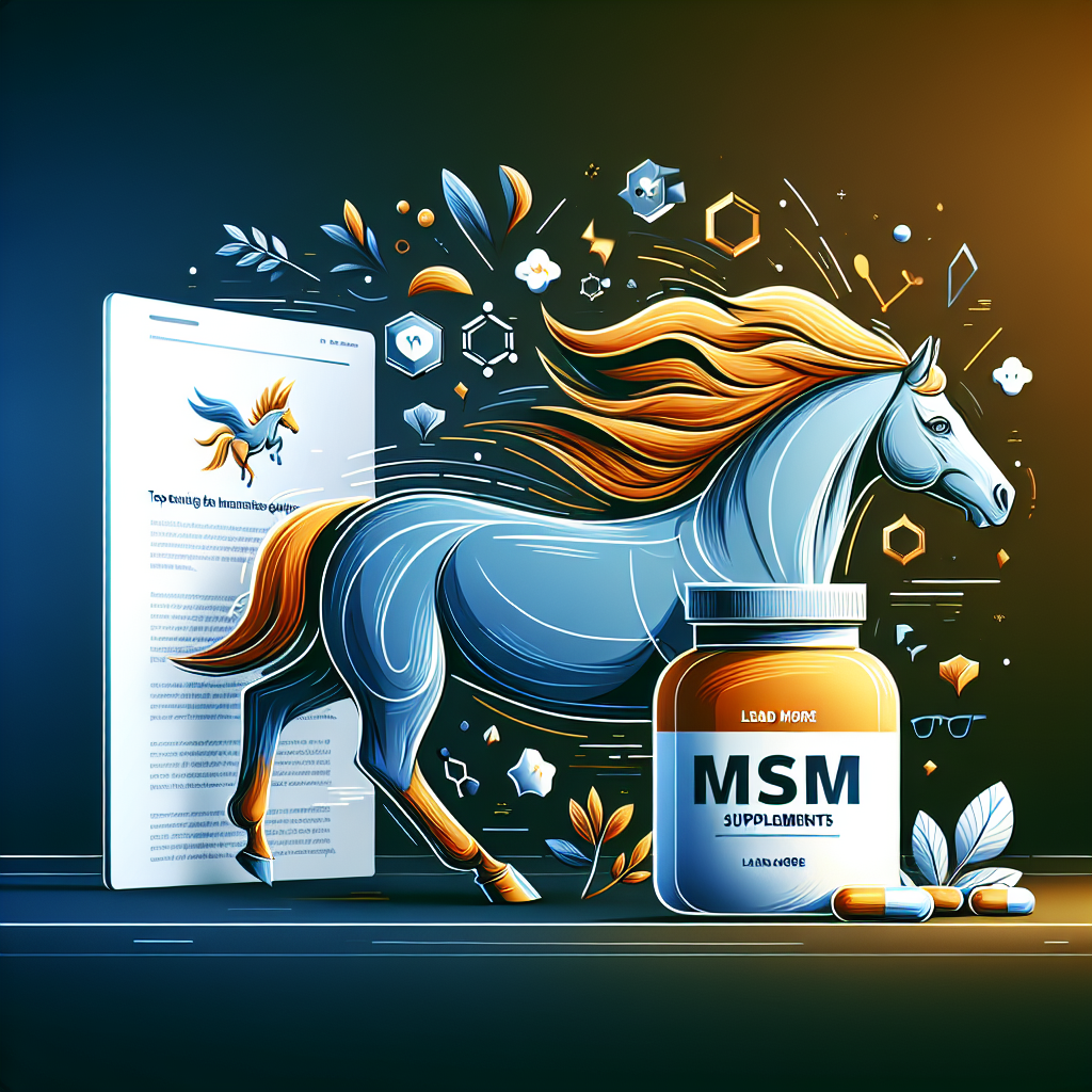 Complete Guide to Top MSM Supplements for Equine Health: Best Sources, Benefits, and Expert Tips- just horse riders