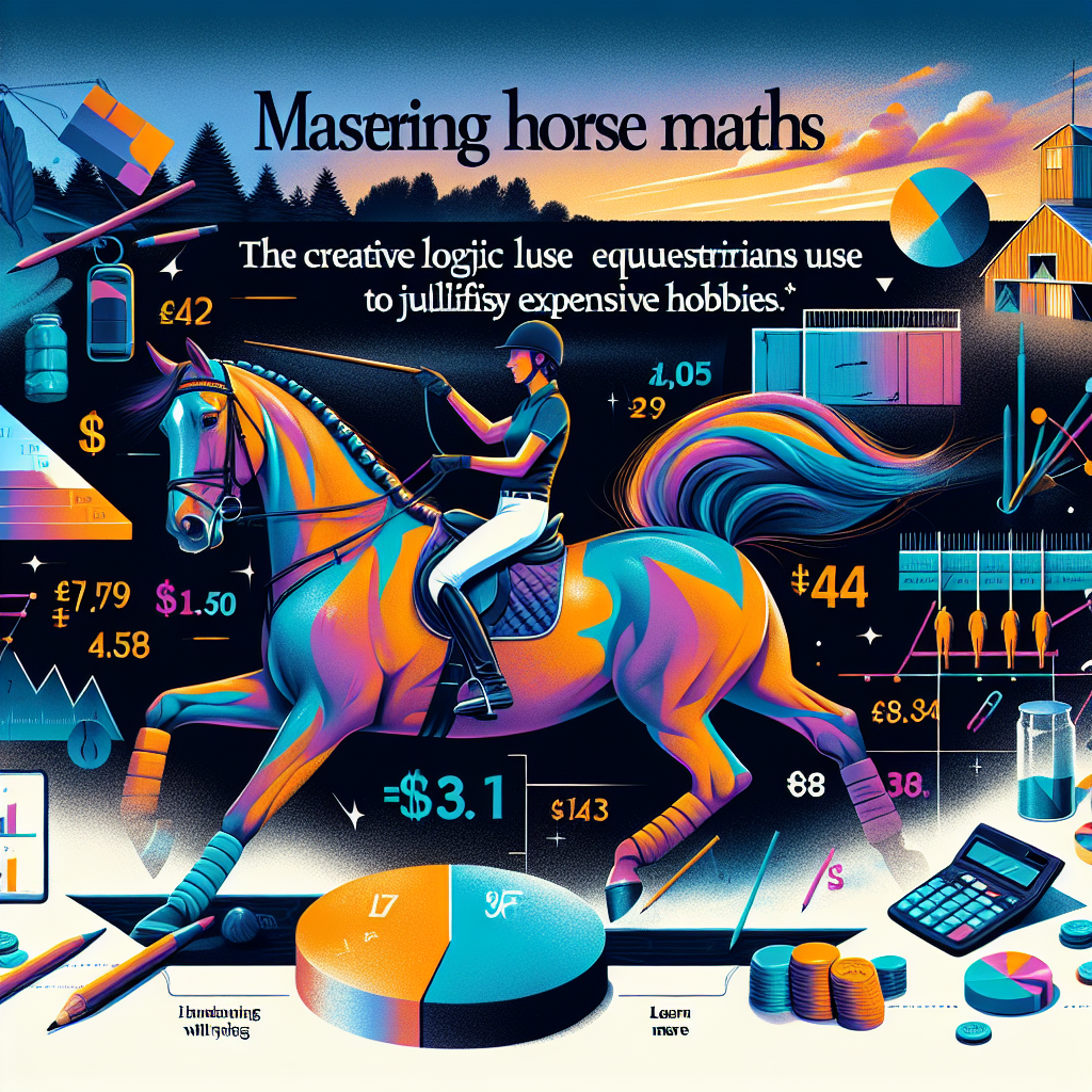 Mastering "Horse Maths": The Creative Logic Equestrians Use to Justify Expensive Hobbies- just horse riders