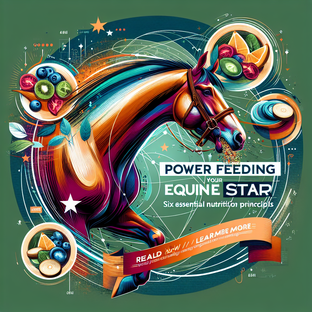 "Power Feeding Your Equine Star: Six Essential Nutrition Principles for Show Horse Success"- just horse riders