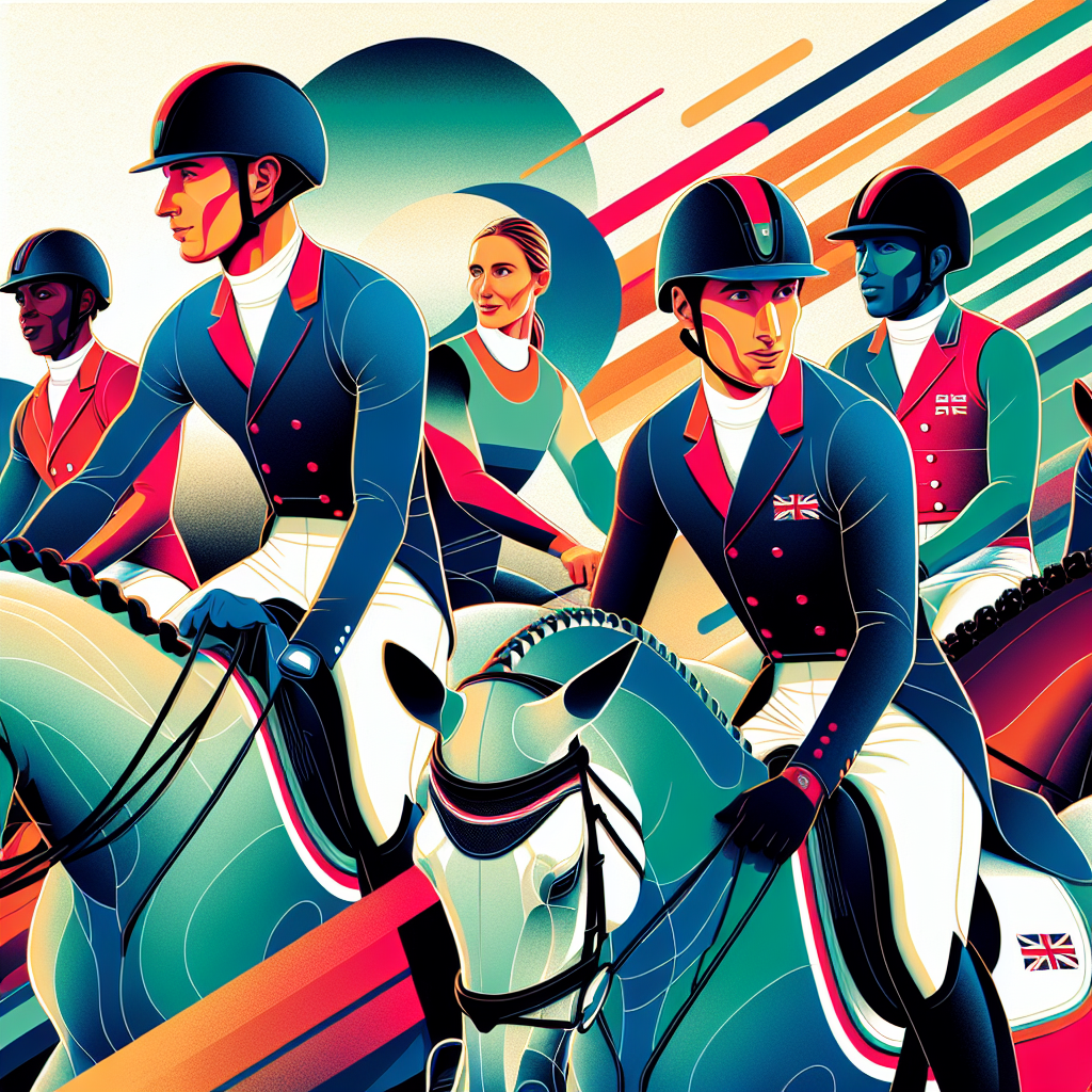 Meet the British Dressage Team: Champions Prepping for Paris 2024- just horse riders