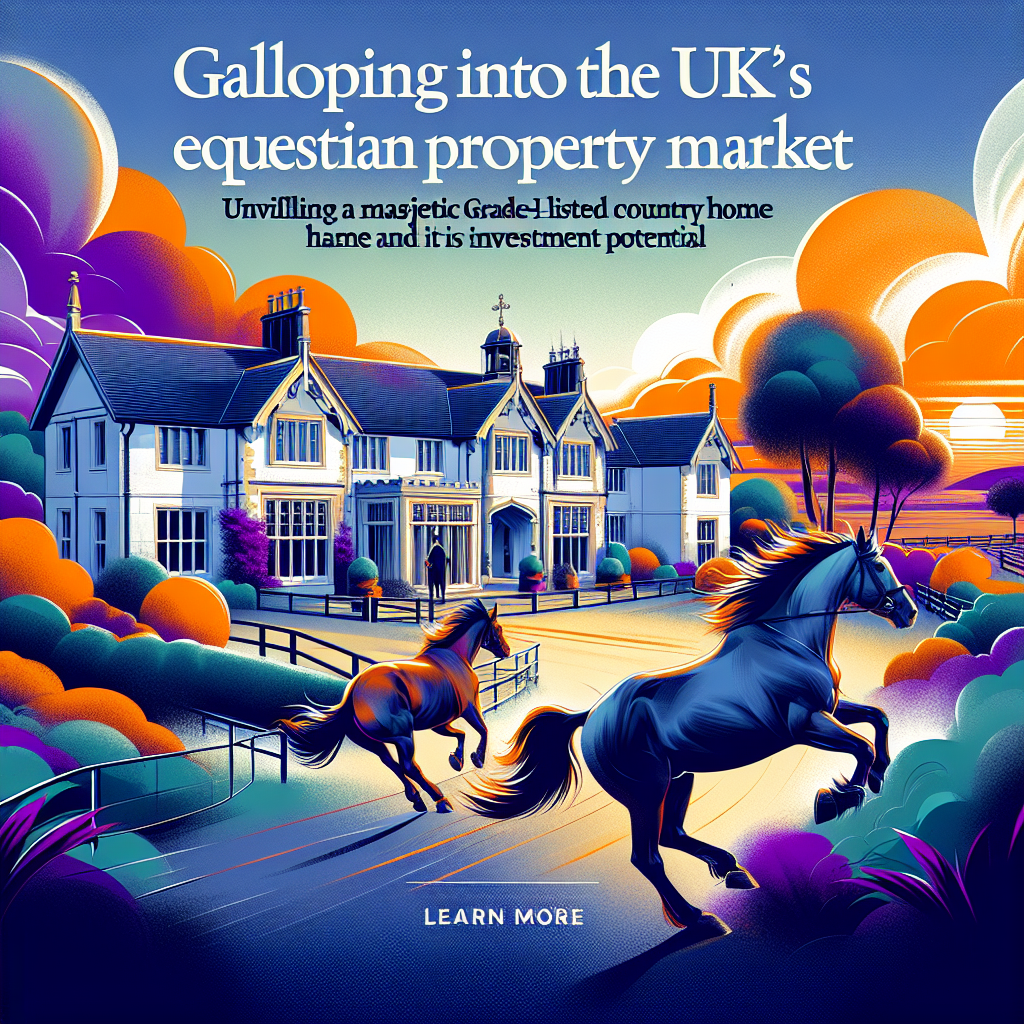 Galloping into the UK's Equestrian Property Market: Unveiling a Majestic Grade II-Listed Country Home and Its Investment Potential- just horse riders