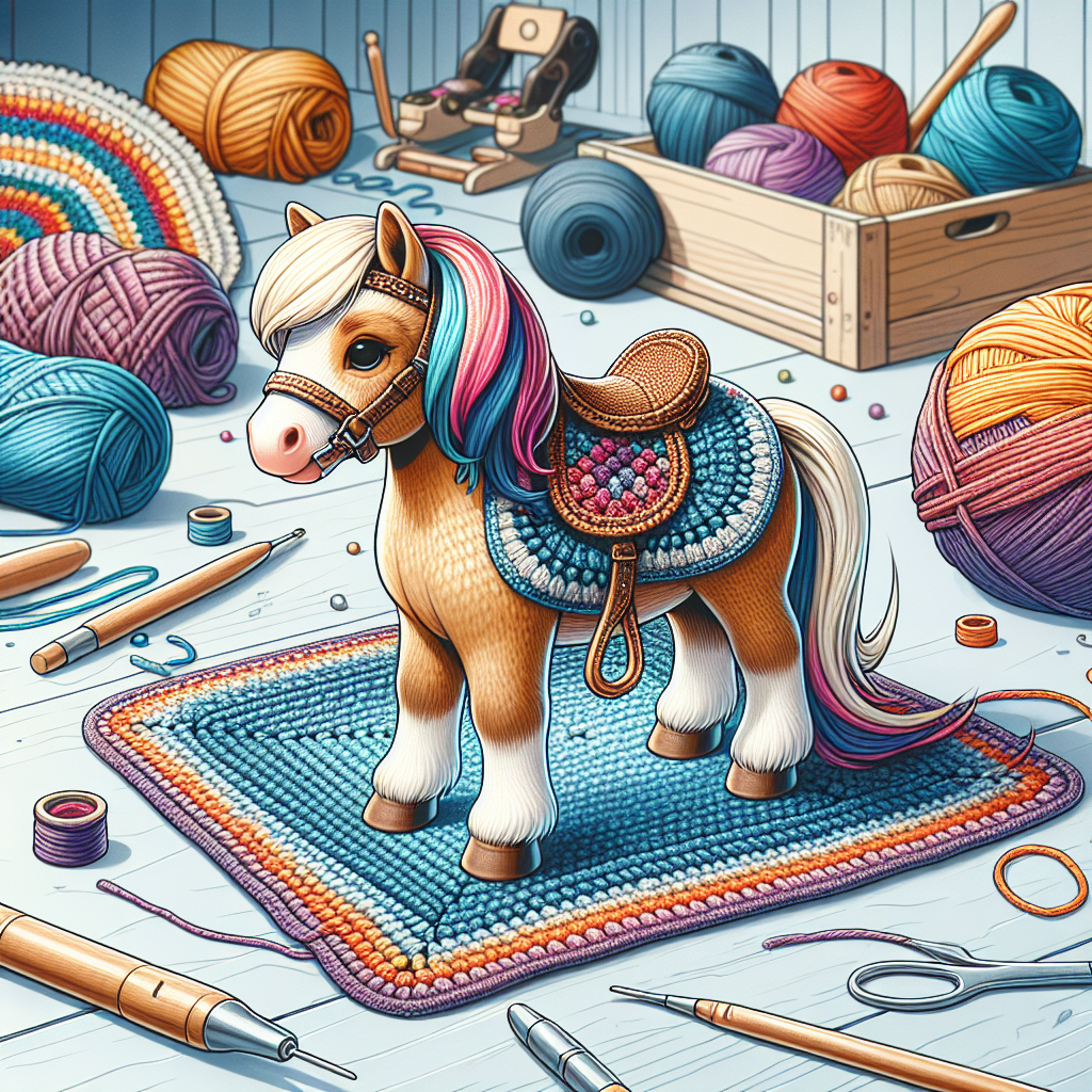 Crafting Dream Accessories For LeMieux Toy Ponies: Ultimate Guide to Crochet Rugs and Saddle Pads- just horse riders