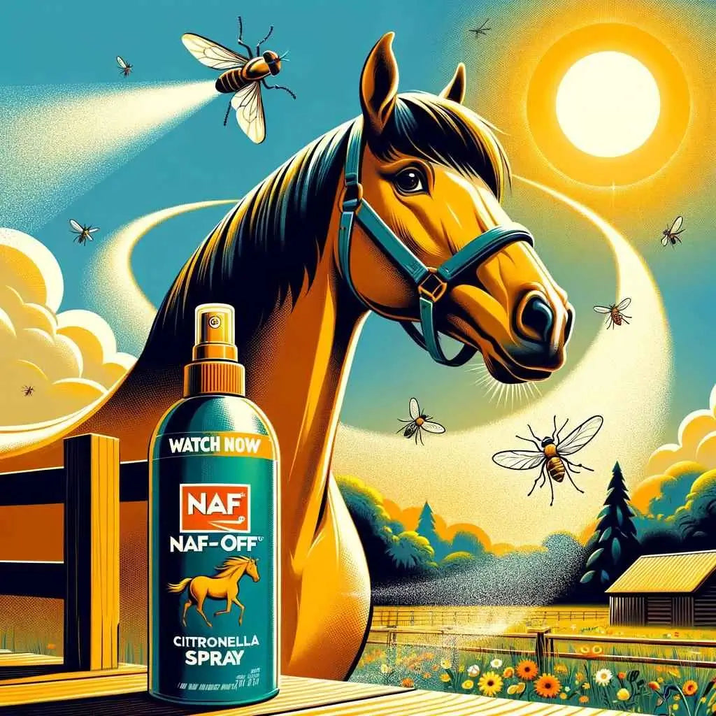 Why Every Horse Owner Needs NAF NAF-OFF Citronella Spray This Season - just horse riders