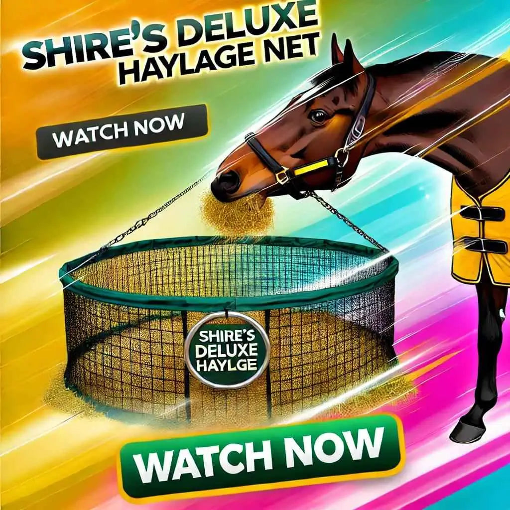 Shire's Deluxe Haylage Net Review: Strong And Practical For Controlled Feeding - just horse riders