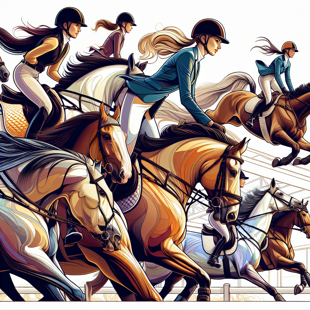 All-Female Equestrian Powerhouse Cannes Stars Dominate The Global Champions League: The Triumph of Feminine Prowess in Equestrian Sports- just horse riders