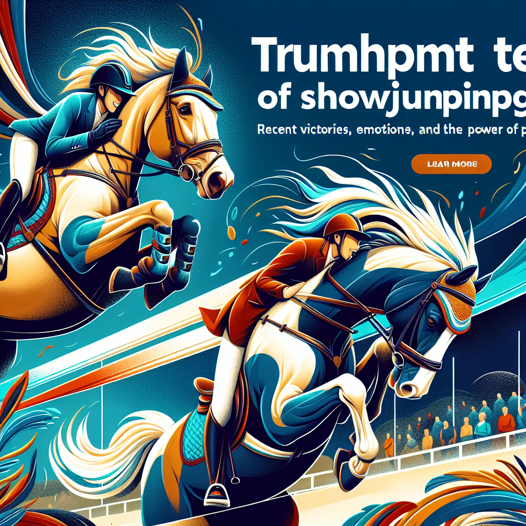 Triumphant Tales of Showjumping: Recent Victories, Emotional Tributes, and the Power of Partnerships- just horse riders