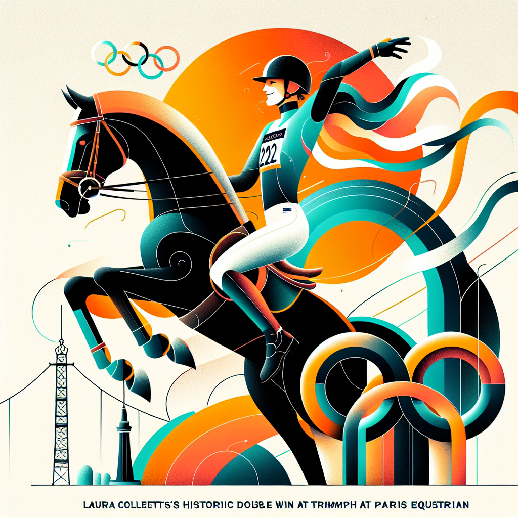 Laura Collett's Historic Double Win at Paris 2024: A Journey of Resilience and Triumph in Olympic Equestrian- just horse riders