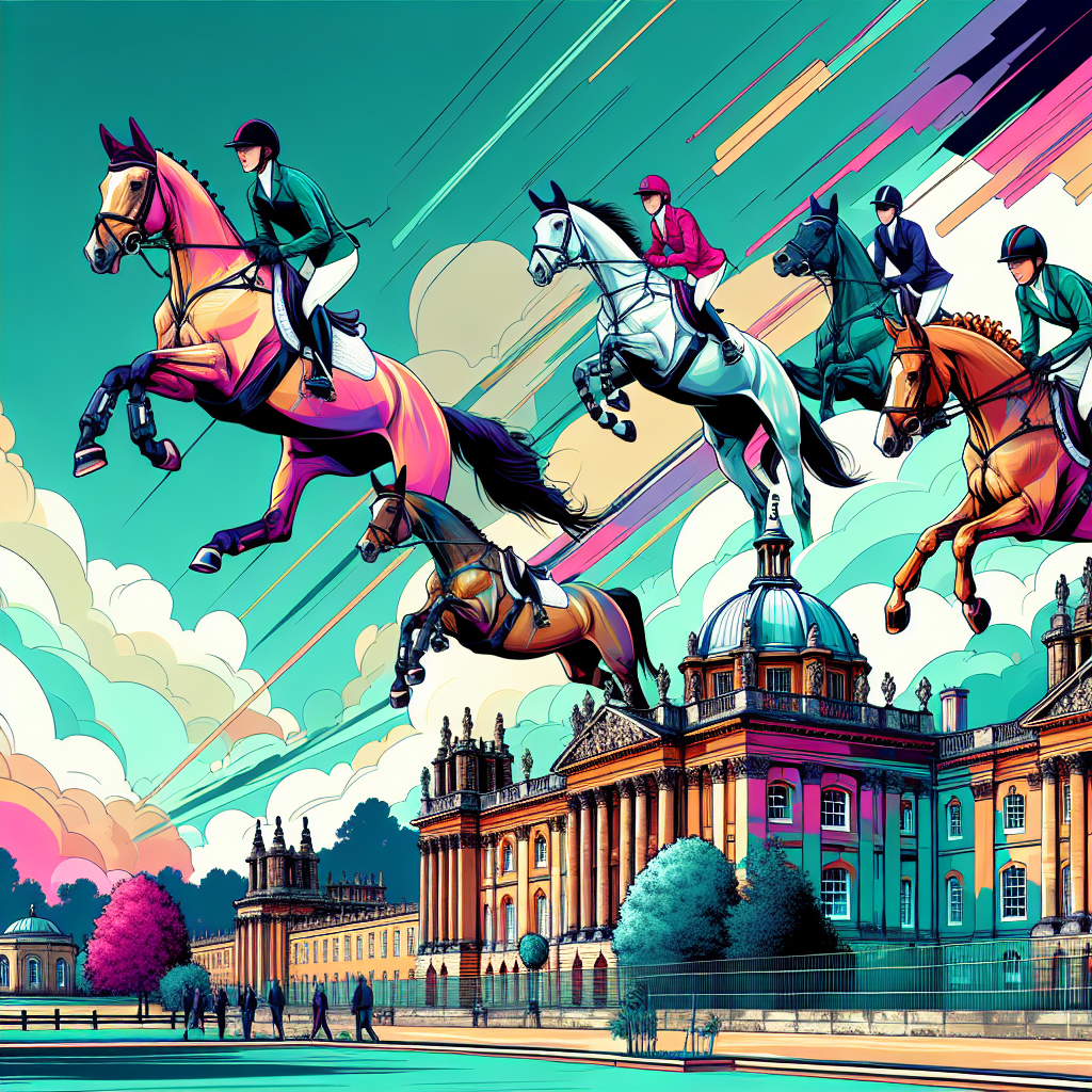 Blenheim Palace International Horse Trials 2024 Showcases Equestrian Excellence Amidst Historic Grandeur- just horse riders