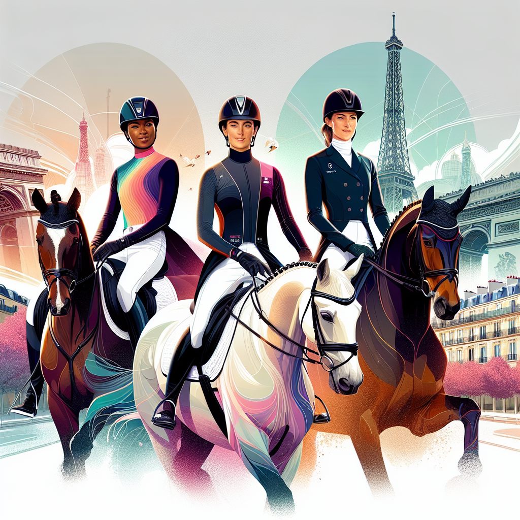 Becky Moody Joins Team GB Dressage Trio for Paris 2024: A New Era in British Equestrianism Unfolds- just horse riders