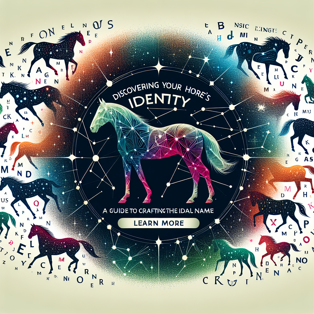 Discovering Your Horse's Identity: A Guide to Crafting the Ideal Name- just horse riders