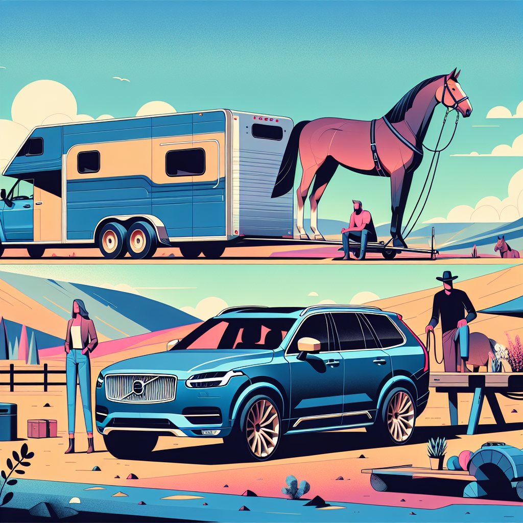 Deciding Between the Volvo XC90 and XC60 for Towing Horse Trailers: A Detailed Comparison and Personal Experience- just horse riders