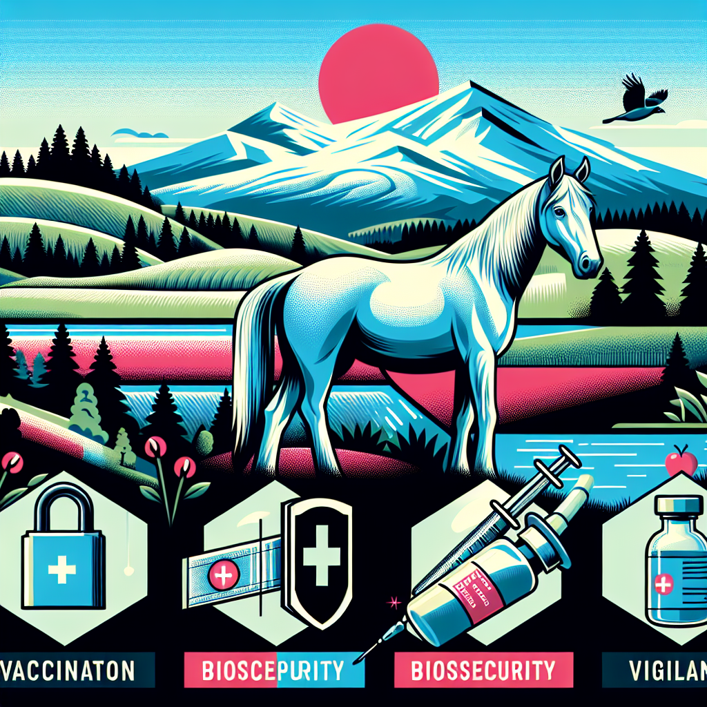 Essential Measures to Combat Oregon's Equine Influenza Outbreak: Vaccination, Biosecurity, and Vigilance- just horse riders