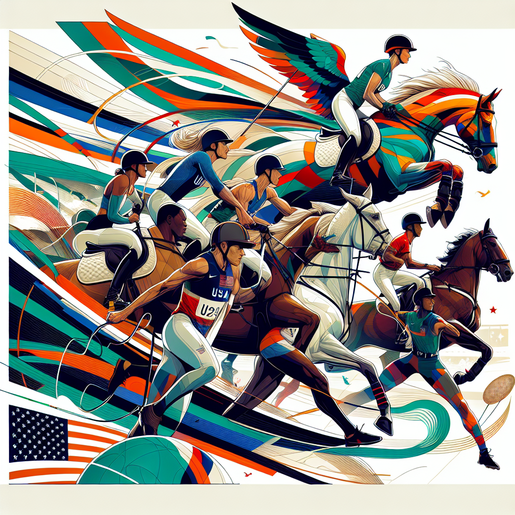 "Meet the Star-Studded Eventing Line-Up Representing Team USA at the 2024 Paris Olympics: An Inside Look at their Journey to Selection"- just horse riders