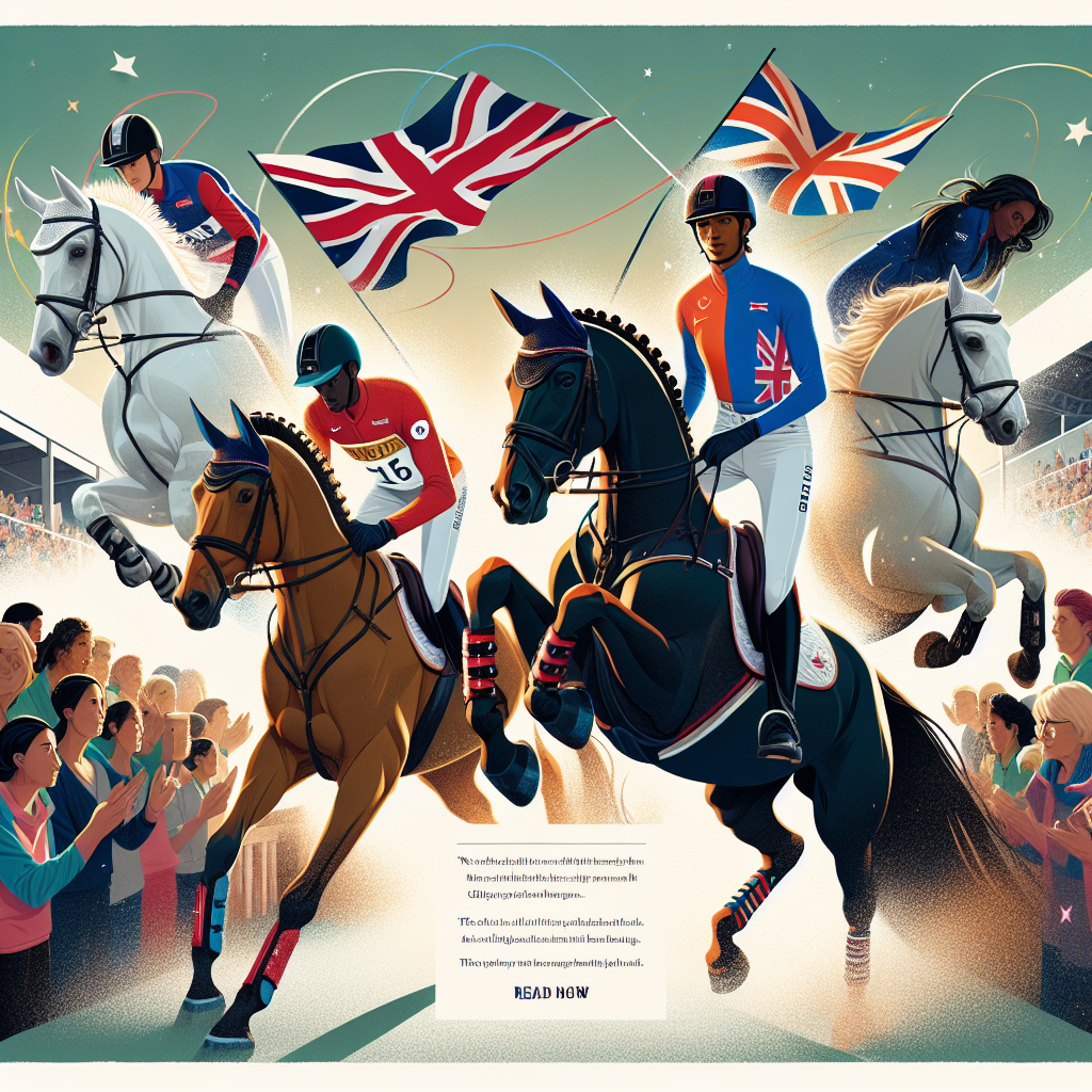 Discover the British Olympic Showjumping Team for Paris 2024 A Blend