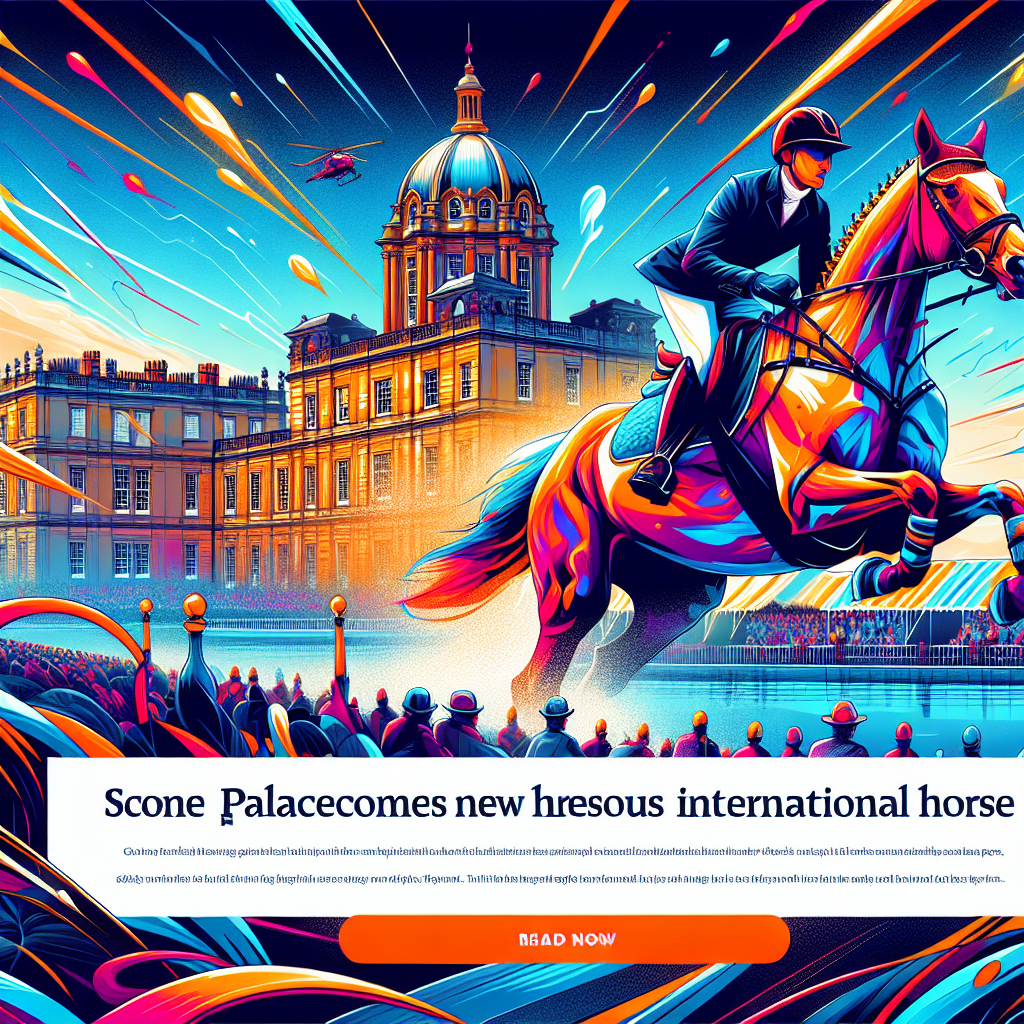 Scone Palace Becomes New Home for Prestigious International Horse Trials- just horse riders