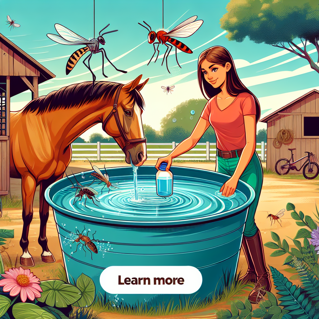 Prevent Mosquito Larvae in Horse Water Troughs: Natural Solutions and Tips for Equestrians- just horse riders