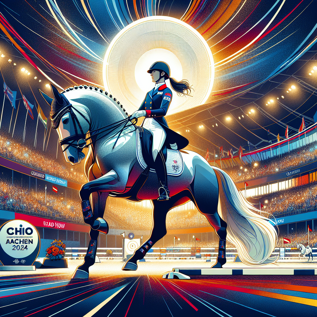 Lottie Fry and Glamourdale Shine: British Dressage Team's Stunning Performance at CHIO Aachen 2024- just horse riders