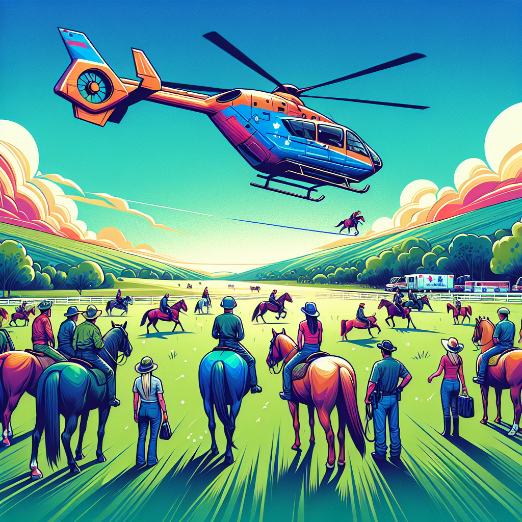 Air Ambulance Landings A Guide For Equestrians On Ensuring Safety And Efficient Operations- just horse riders