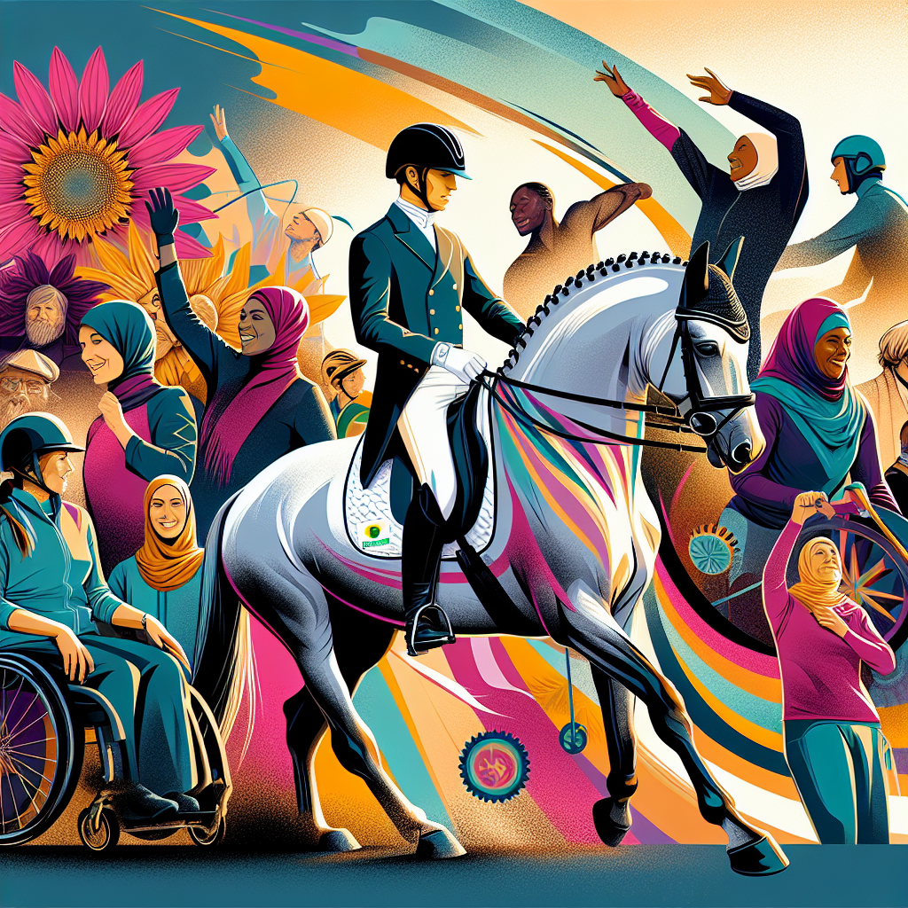 How British Dressage is Leading the Way in Inclusivity with the Hidden Disabilities Sunflower Initiative- just horse riders