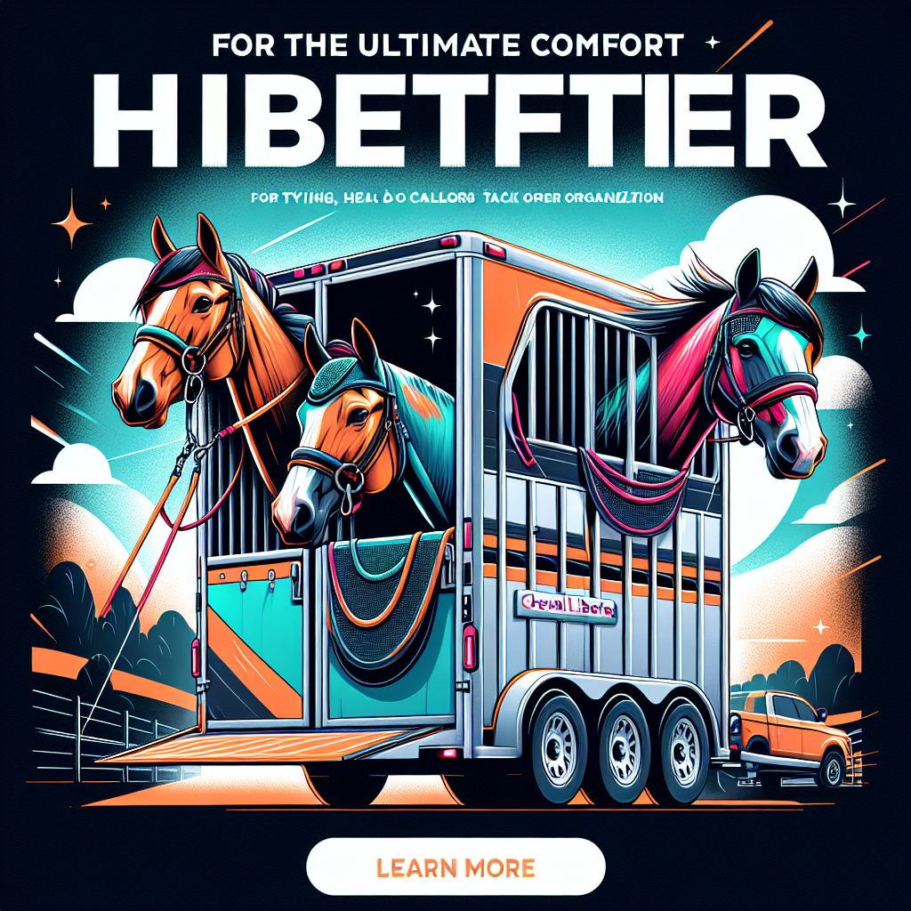 Optimize Your Cheval Liberte Trailer for Ultimate Horse Travel Comfort and Safety: Expert Tips on Tying, Head Collars, and Tack Locker Organization- just horse riders