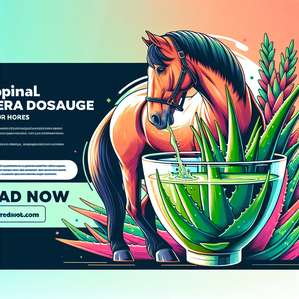 Optimal Aloe Vera Juice Dosage for Horses: A Complete Guide for Equine Gastric Health- just horse riders