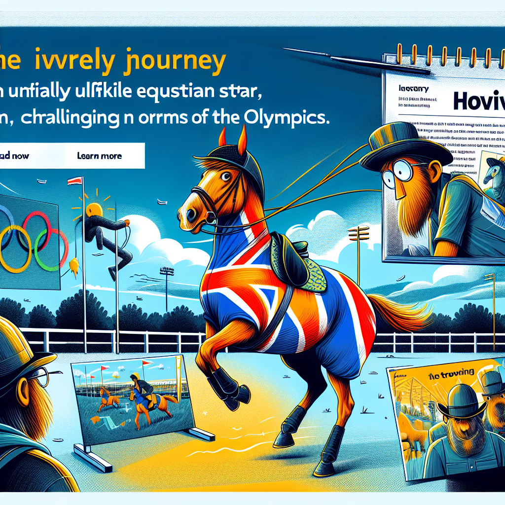 Hovis' Hilarious Olympic Journey: A Diary of an Unlikely Equestrian Star- just horse riders