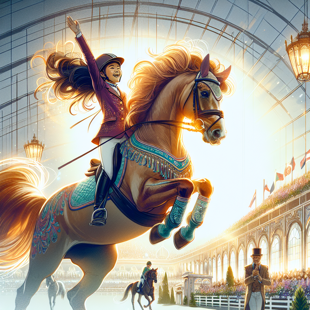 Unveiling Triumph: Young Rider Charlotte Knight & Thistledown Princess Letizia Shine at the 2024 Royal International Horse Show- just horse riders