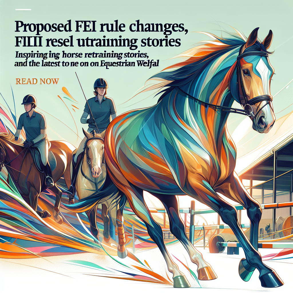 Proposed FEI Rule Changes, Inspiring Horse Retraining Stories, and the Latest on Equestrian Welfare- just horse riders