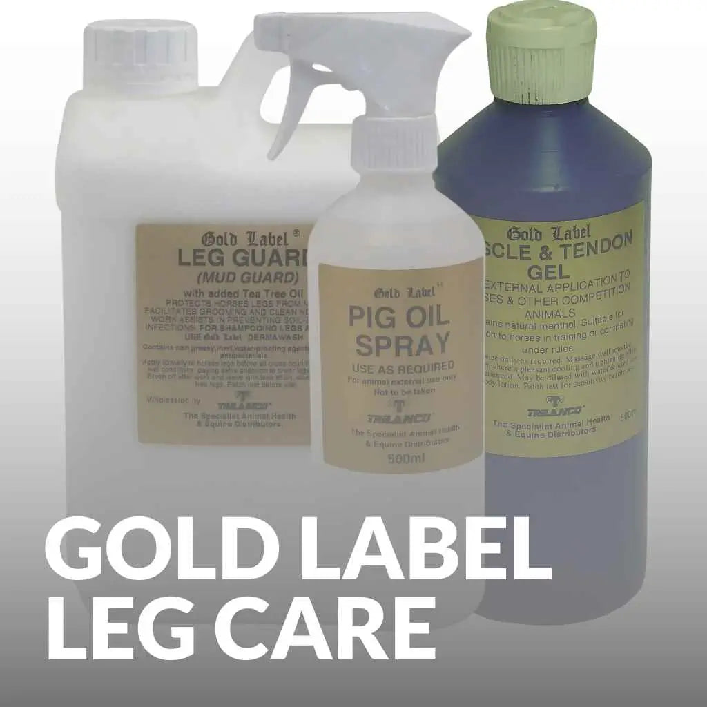 Gold Label Essential Leg & Muscle Care for Horses - Shop Gold Label Products Now