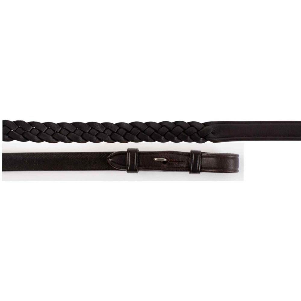 Luxurious Eco Rider Plaited Reins for Show Enthusiasts-Soft & Supple Eco Leather - Just Horse Riders