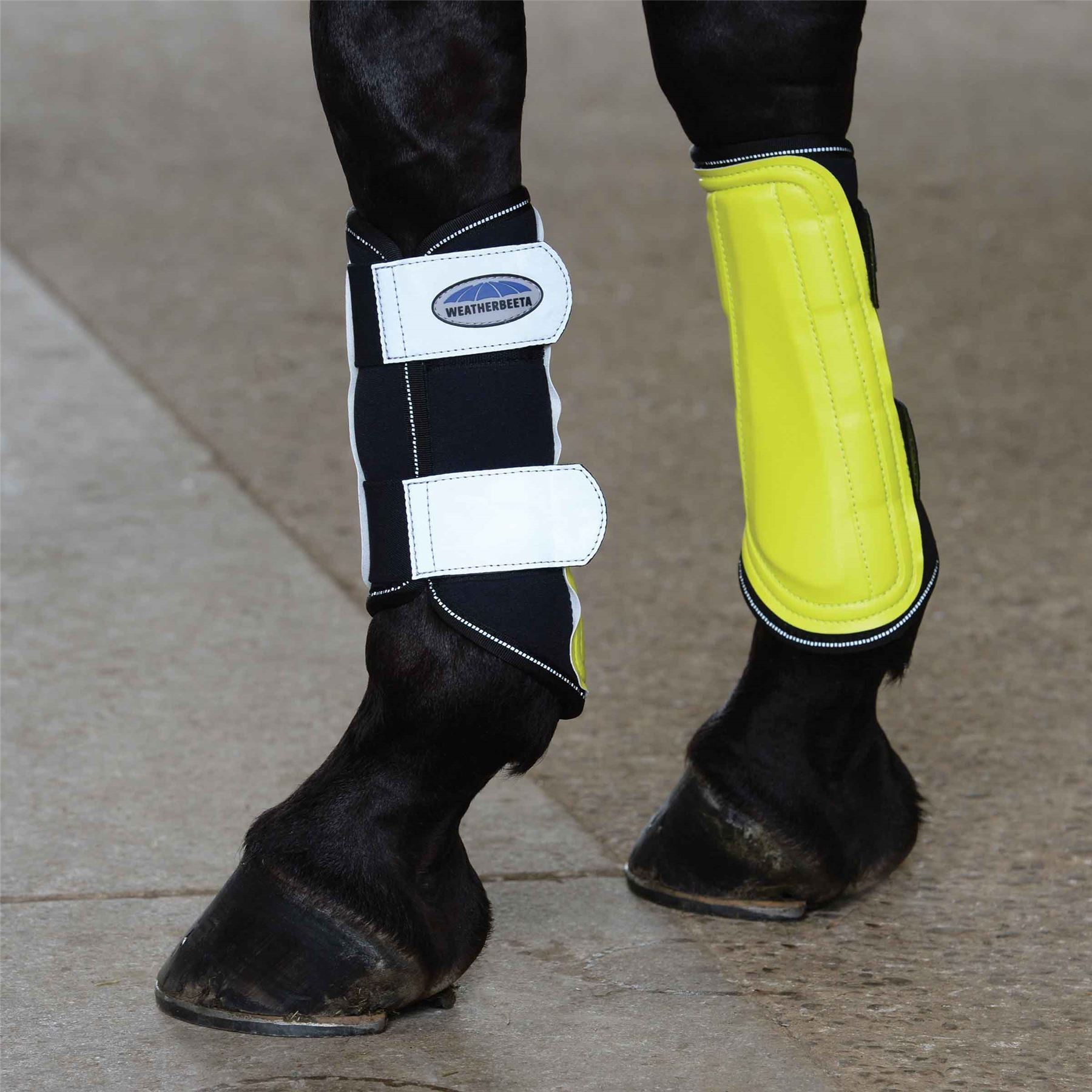 Weatherbeeta Reflective Single Lock Brushing Boots - Just Horse Riders