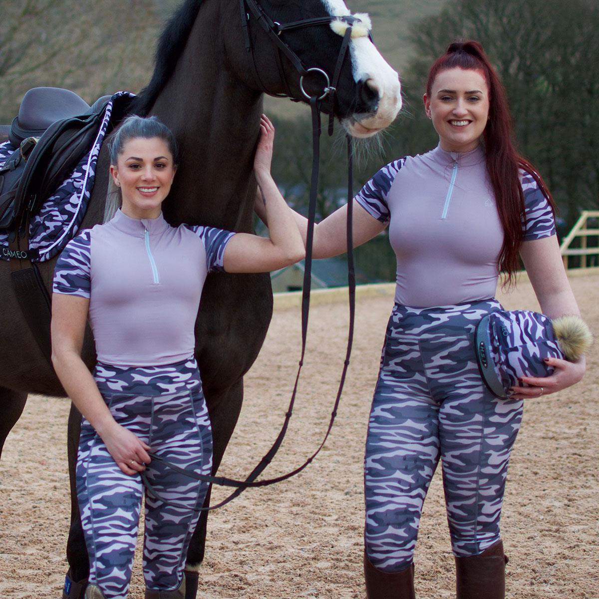 Cameo Equine Zest Baselayer - CameoTech 4-Way Performance Fabric, Quarter-Zip - Just Horse Riders