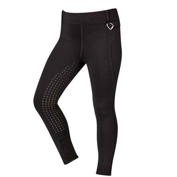 Dublin Warm It Thermodynamic Full Grip Junior Riding Tights Navy