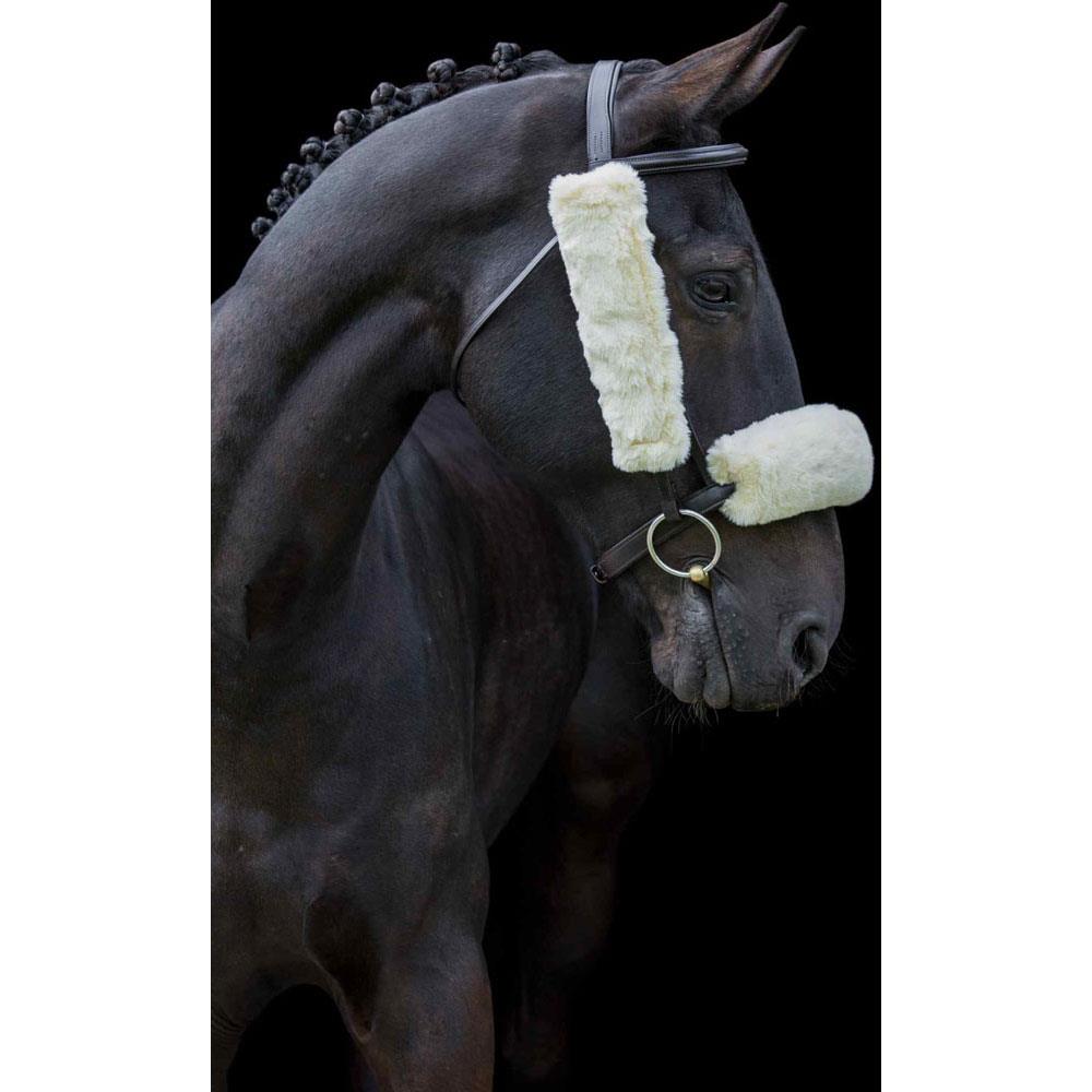 Cameo Equine Synthetic Fleece Cheekpieces - Keep Your Horse Focused - Just Horse Riders