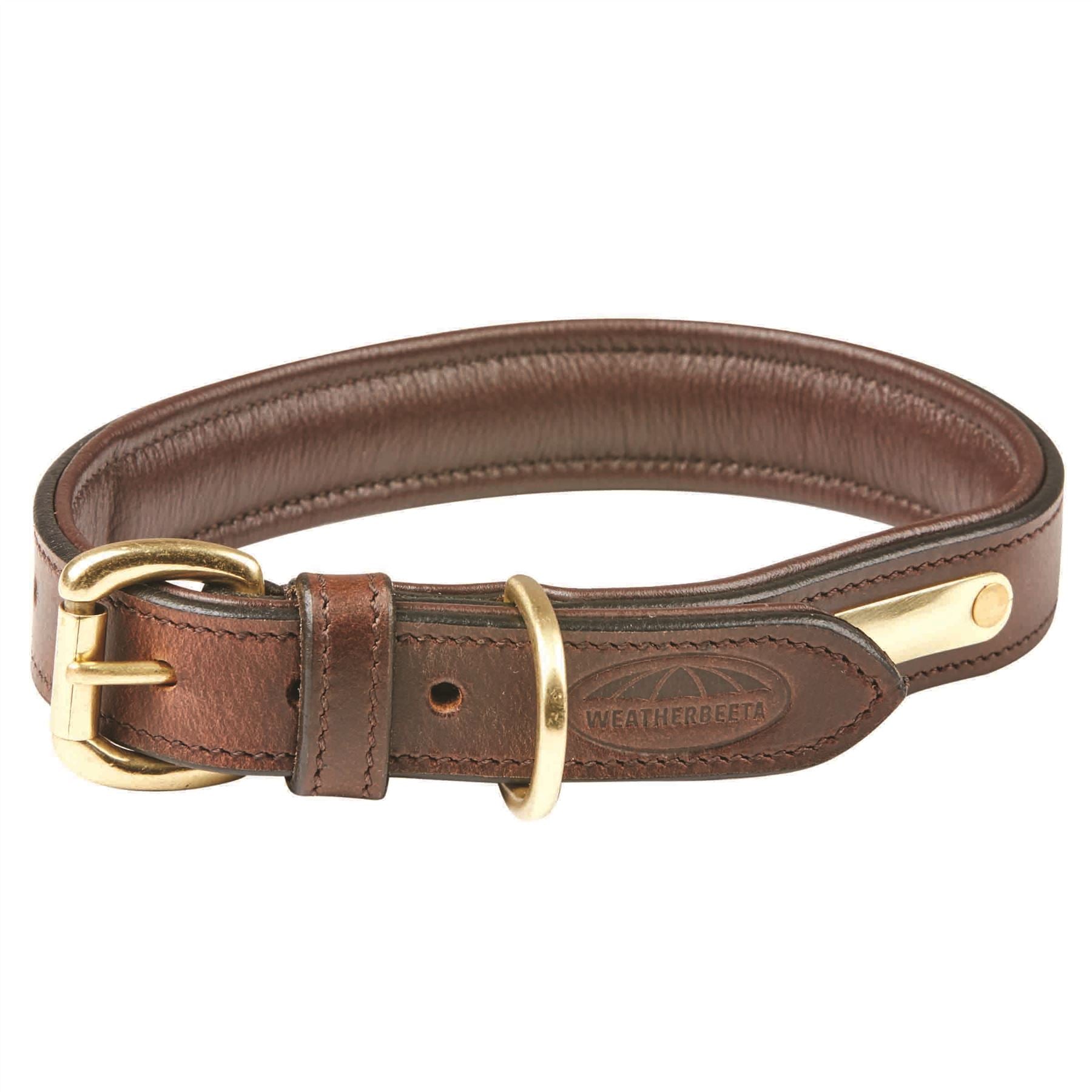 Weatherbeeta Padded Leather Dog Collar - Just Horse Riders