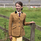 Equetech Childs Wheatley Deluxe Tweed Riding Jacket - Just Horse Riders