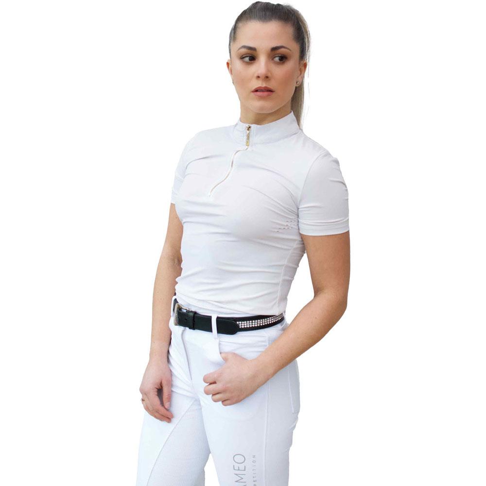 Premium Cameo Equine Performance Horse Rider Competition Shirt Breathable Fabric - Just Horse Riders