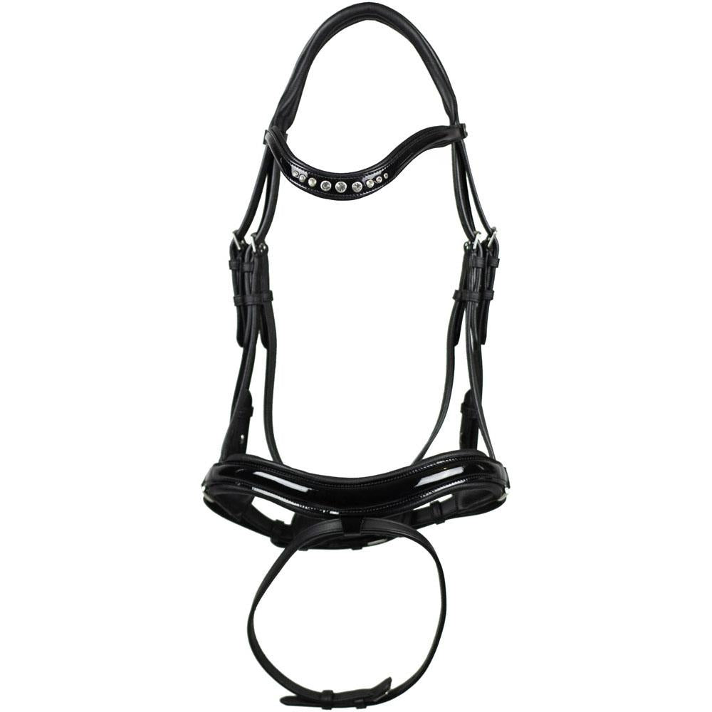 Eco Rider Waterford Bridle: Anatomic Comfort with Dazzling Diamante Inlay - Just Horse Riders