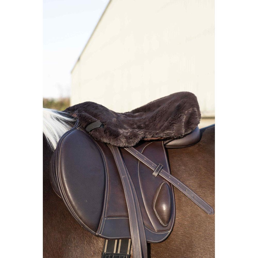 Cameo Equine Luxury Seat Saver - Lambswool Elasticated Seat Saver W/Dee Fittings - Just Horse Riders