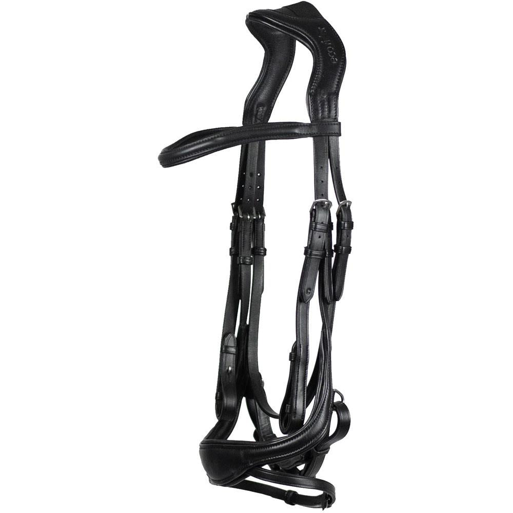 EcoRider Ecosoft Enigma Bridle - Softest Eco Leather, Supersoft Ergonomic Headpiece - Just Horse Riders