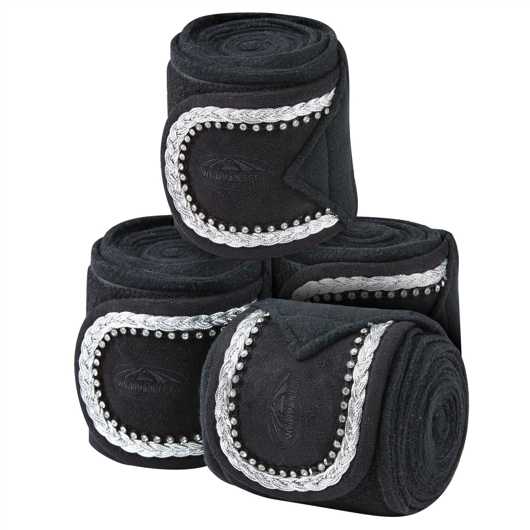 Weatherbeeta Fleece Bling Bandage 4 Pack - Just Horse Riders