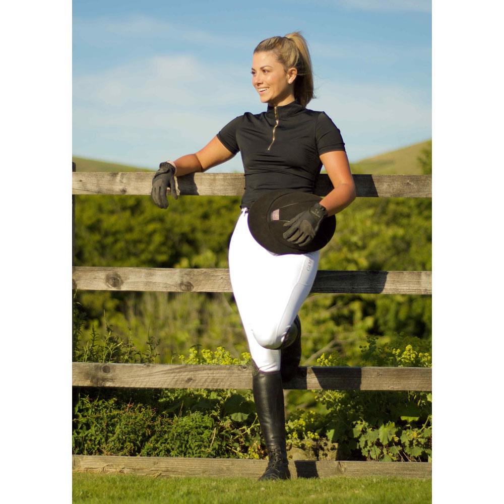 Premium Cameo Equine Performance Horse Rider Competition Shirt Breathable Fabric - Just Horse Riders