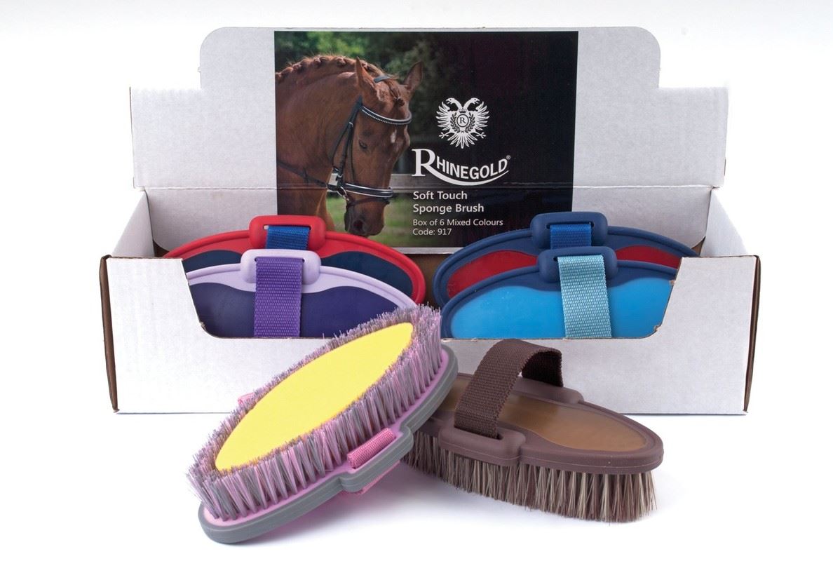 Rhinegold Soft Touch Sponge Brush - Just Horse Riders