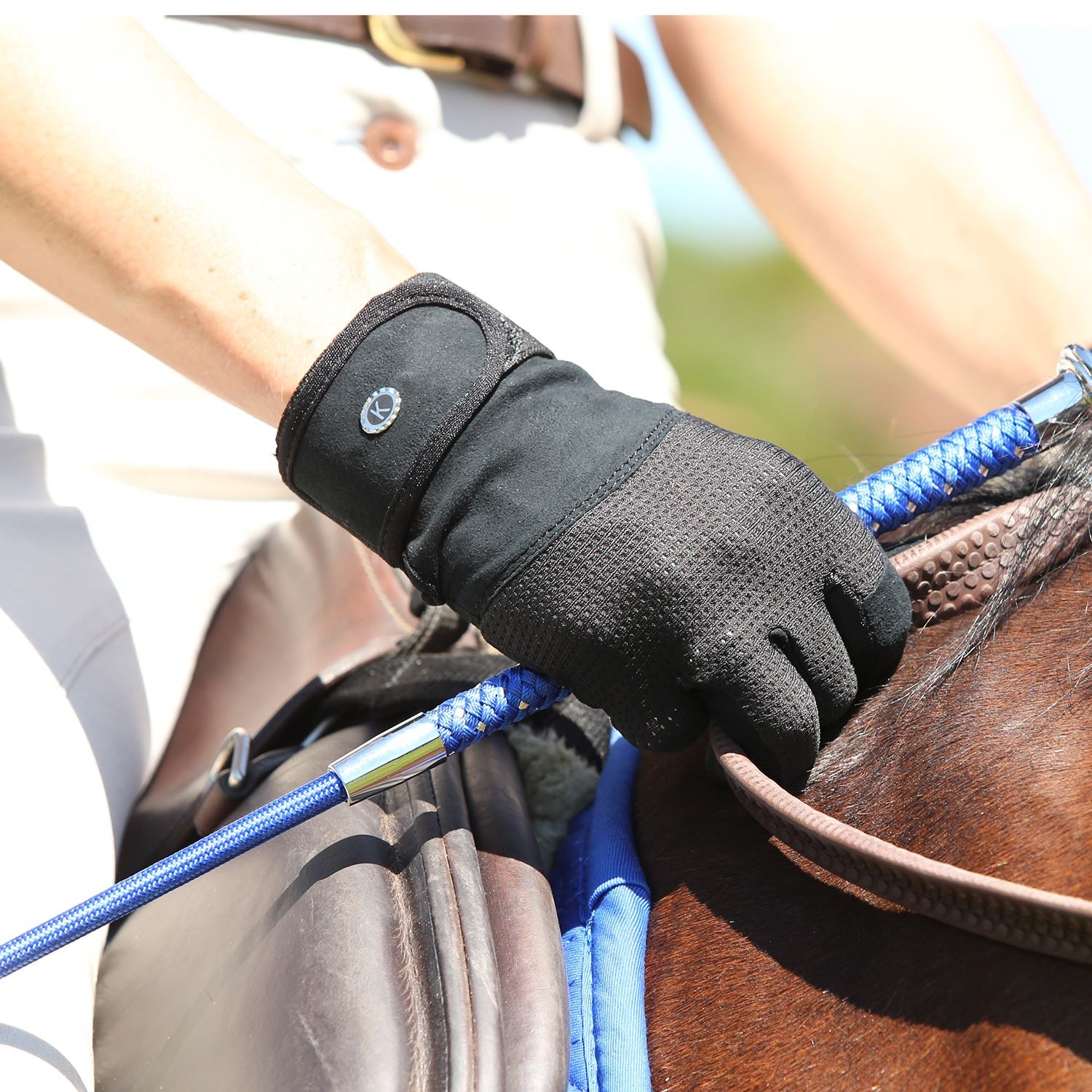 KM Elite WetGrip Horse Riding Gloves - Just Horse Riders