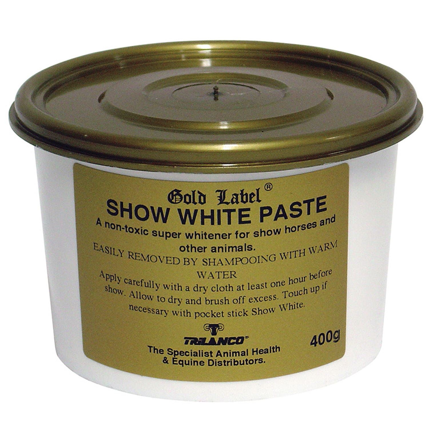 Gold Label Show White Paste - Just Horse Riders