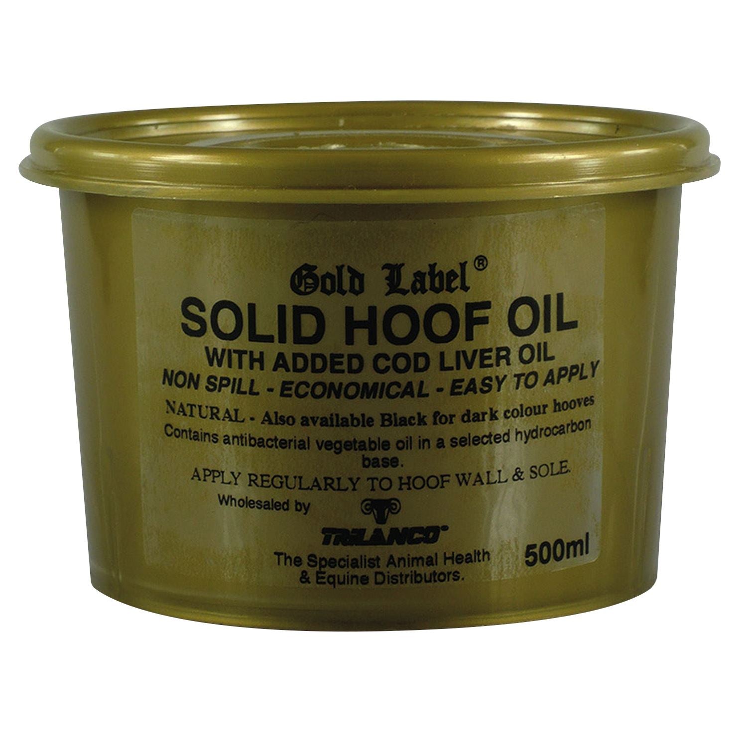 Gold Label Solid Hoof Oil - Just Horse Riders